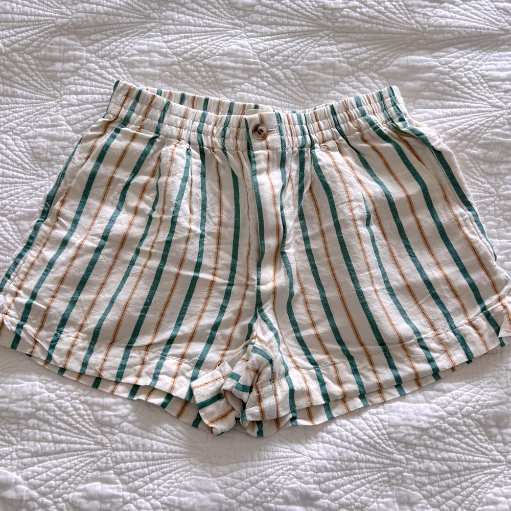 Madewell linen blend shorts